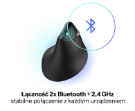 SILVER MONKEY Bezprzewodowa mysz optyczna Ergonomic Plus SMA308 - 1361010 - zdjęcie 5